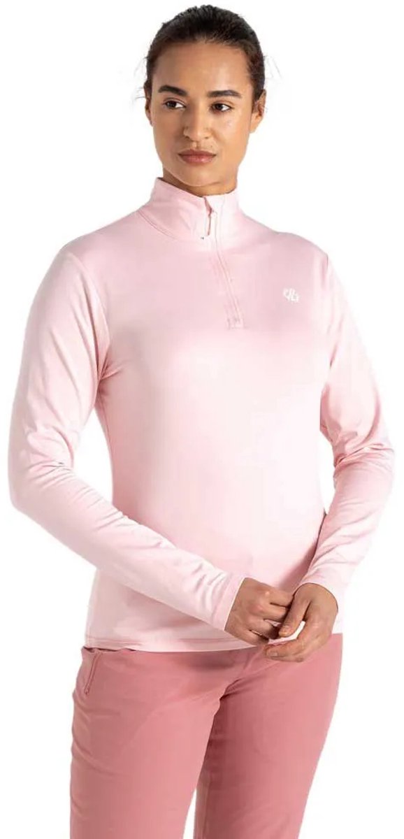 Dare2b Lowline Ii Stretch T-shirt Met Lange Mouwen Vrouw Crystal Rose