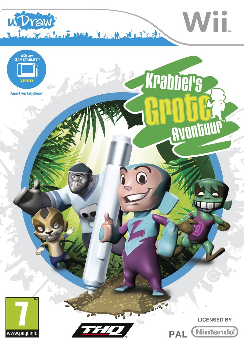 Nintendo Wii - Udraw - Krabbel's Grote Teken Avontuur