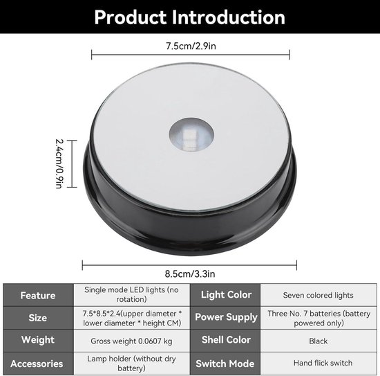 4 Stks Rechthoekige LED Lights Display Base, Warme Kleur Houten Verlichte Base Stand voor Acryl Plaat Kristal Glas Plaat Hars Art