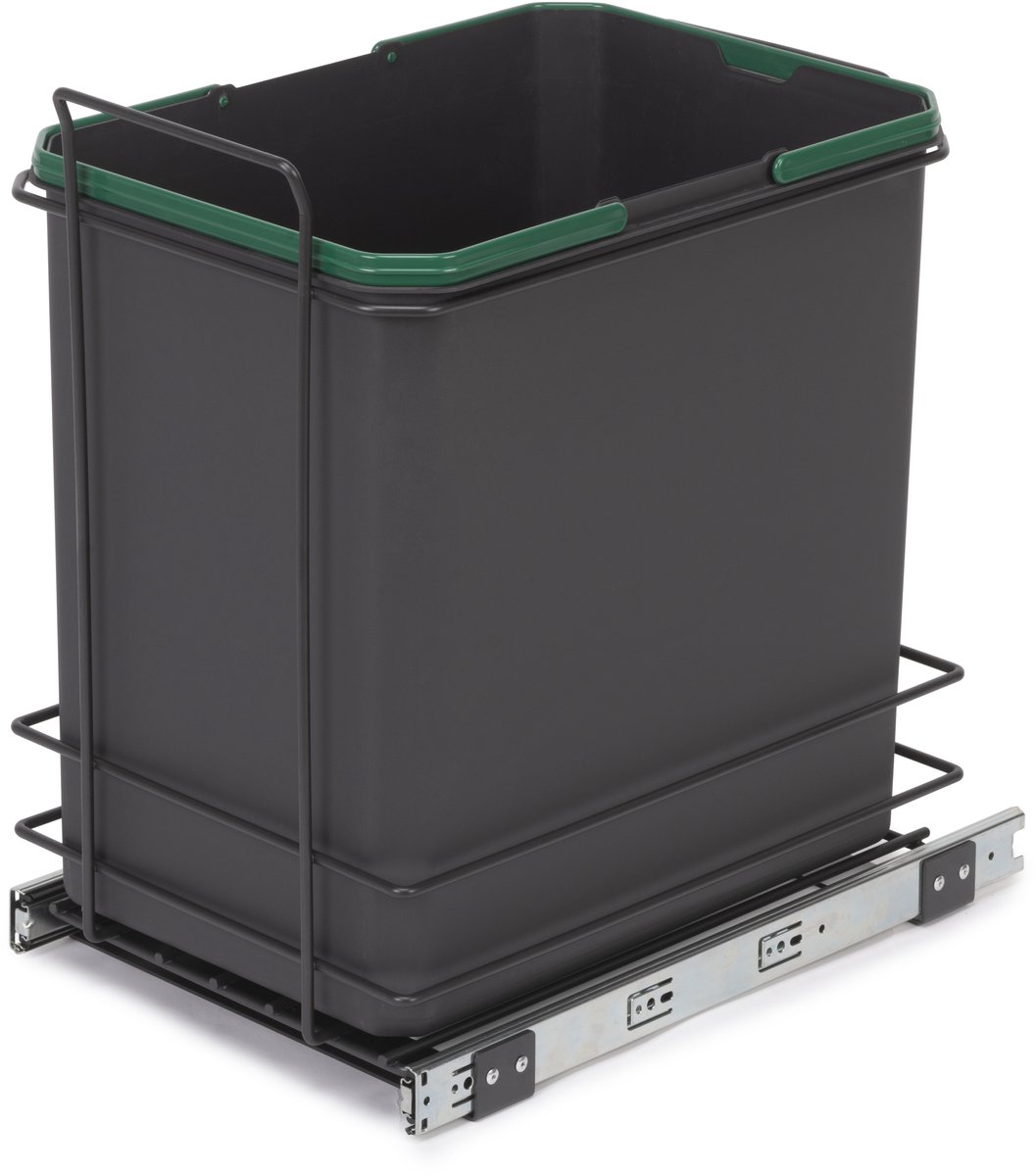 Emuca Recycle Recycle Container 35 L Voor Keuken Lager Repareren En Handleiding Extractie Transparant