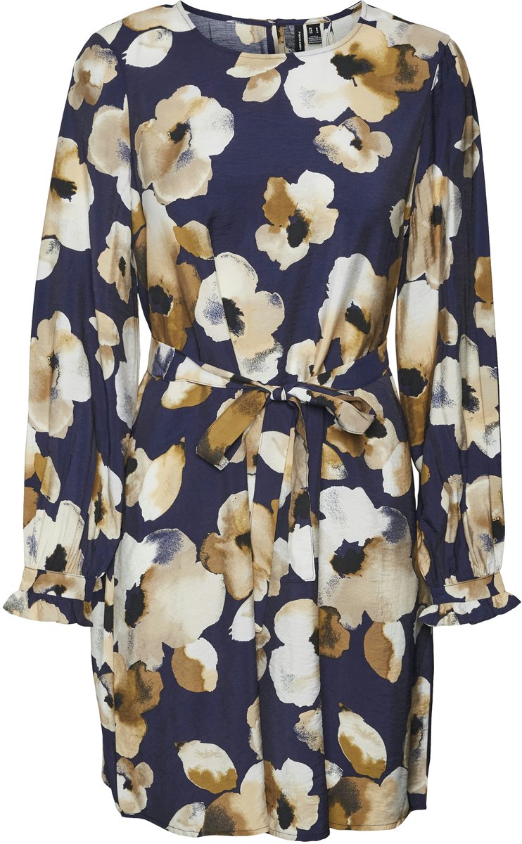 VERO MODA - VMJOSIE SOFIE LS SHORT DRESS WVN GA - Dames - Mini jurken