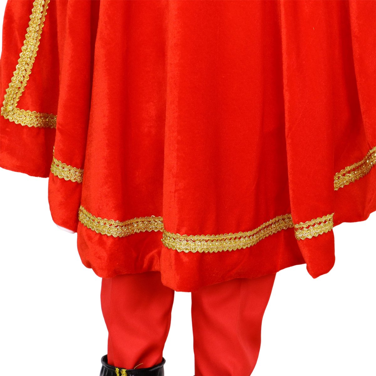 Joya Kids® Luxe Prins Verkleedkleding Kind | Koning Kostuum voor Jongens | Compleet Verkleedpak met Cape, Kroon, Staf & Schoenhoezen | Majesteit Pak Kinderen | Carnaval, Verkleedfeest, Schooltoneel | — afbeelding 9