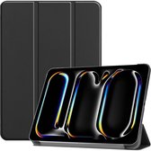 imoshion Tablet Hoes - Geschikt voor Apple iPad Pro 13 (2025) M5 / Pro 13 (2024) M4 - Trifold Bookcase - Zwart