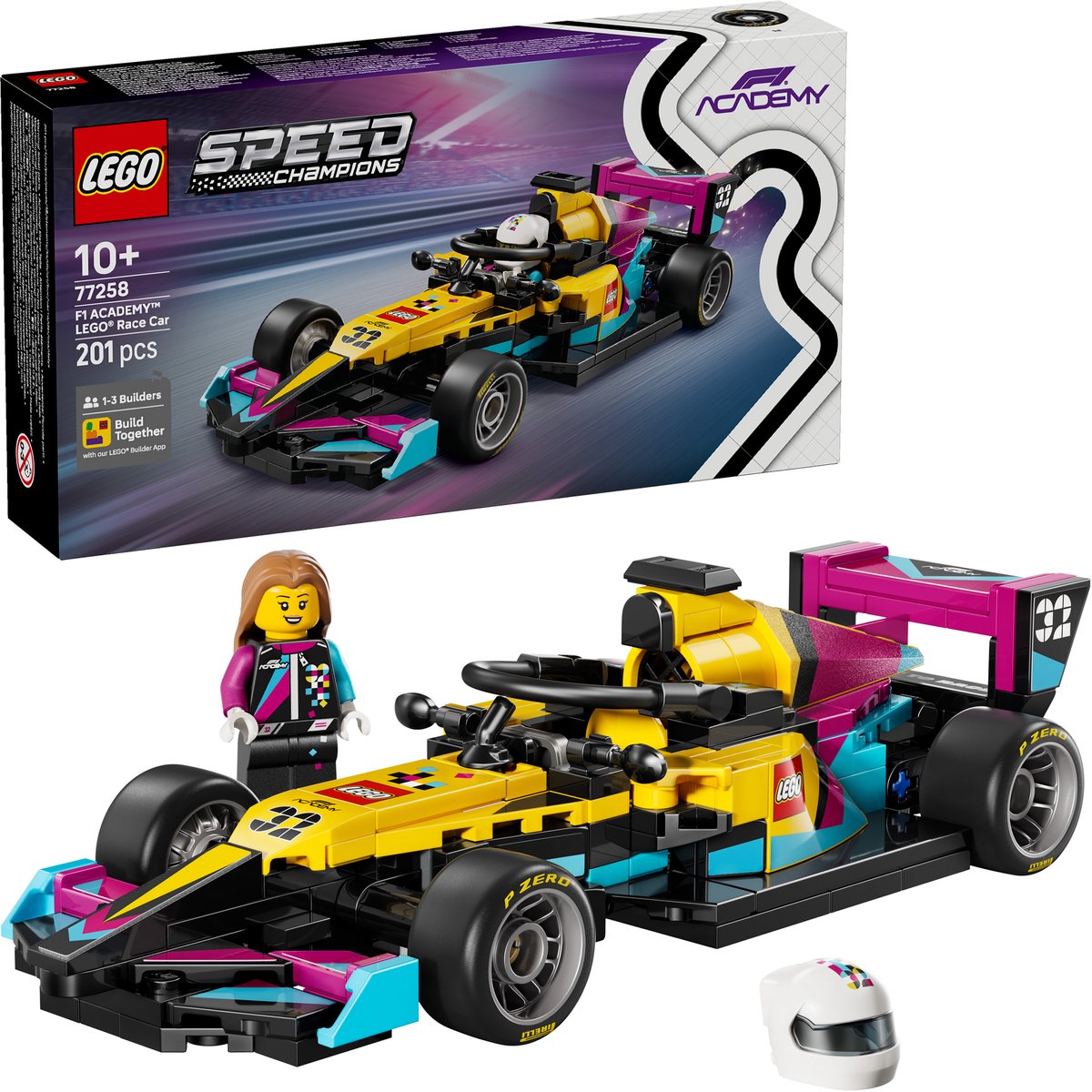 LEGO Speed Champions - F1 ACADEMY LEGO racewagen Formule 1 Auto Bouwpakket voor Kinderen - 77258 – foto 2