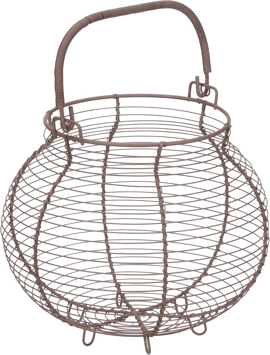 Metalen Eiermand - 25 cm Diameter, Verstelbare Hoogte 18-32 cm