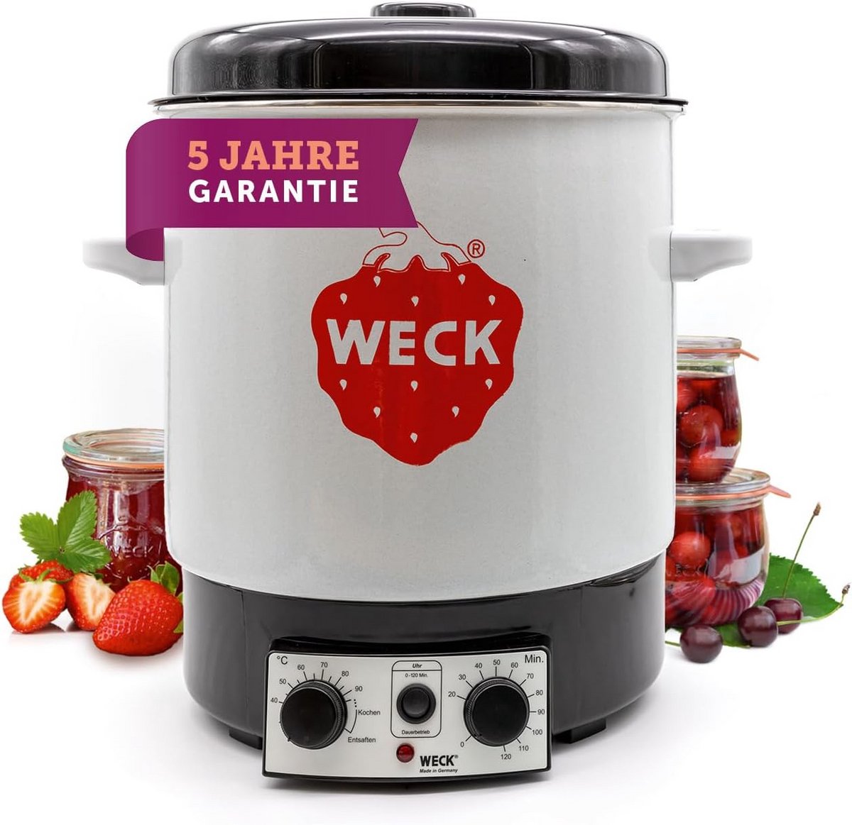 Preserves Maker met 2-Weg Emaille en Nauwkeurige Thermostaat voor Groenten en Fruit