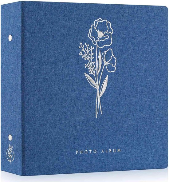6x4 Fotoalbum, klein, kan 50 foto‘s bevatten, insteekvakjes, linnen omslag, alleen 6x4 Fotoalbum, klein, kan 50 foto‘s bevatten, insteekvakjes, linnen omslag, alleen