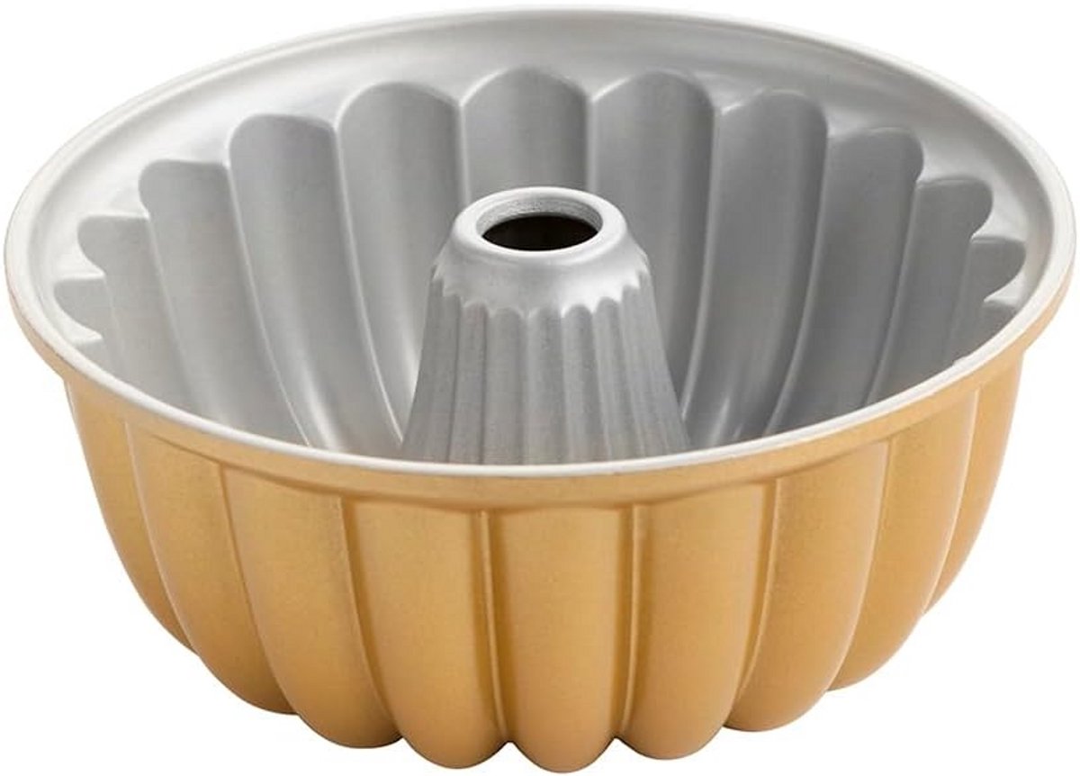 Taartvorm met antiaanbaklaag - Elegante goudkleurige design voor perfecte taarten