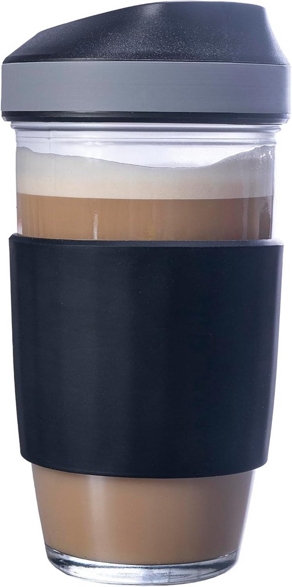 Koffiemok To-Go van Borosilicaatglas - Herbruikbare Thermobeker