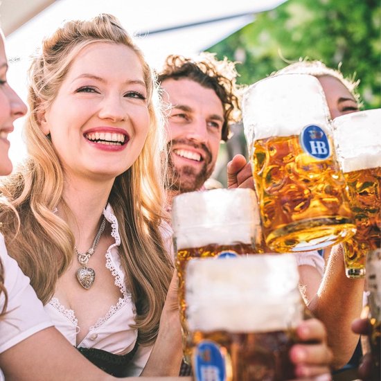 Chope De Bière Il En Faut Peu Pour être Heureux | Verre à Bière Pinte Humour Alcool Idée Cadeau Fête Des Pères Anniversaire - Maison