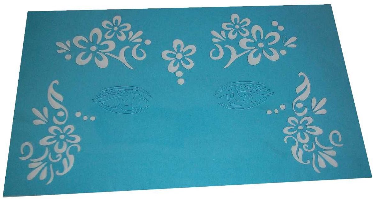 Schmink sjabloon Professional Colours Bloemen Elfje.