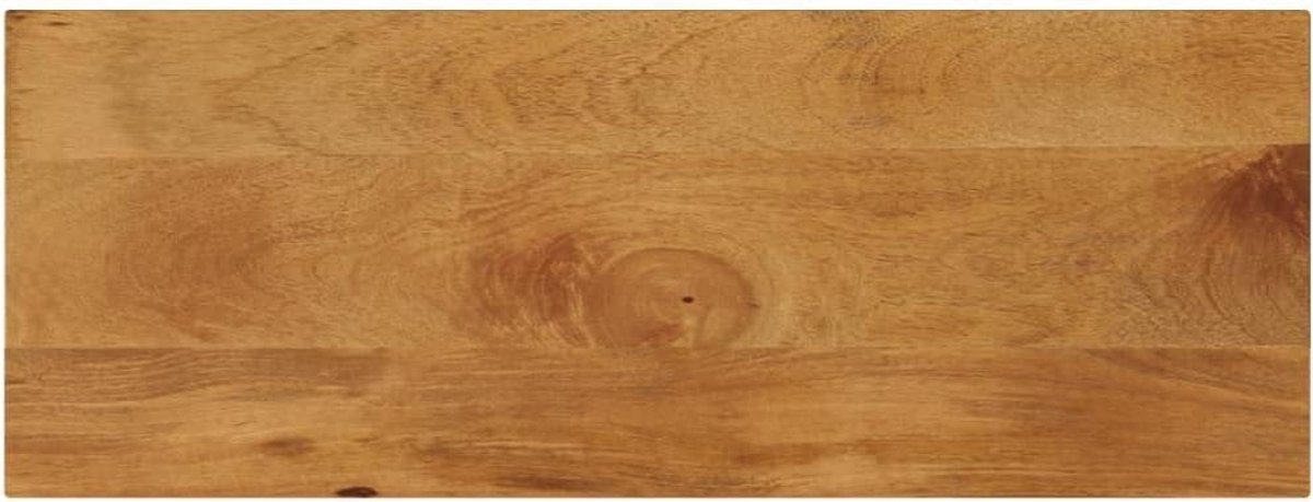 Massief Mangohouten Tafelblad Rechthoekig 70x40 cm - Vervangend Houten Paneel voor Tafel