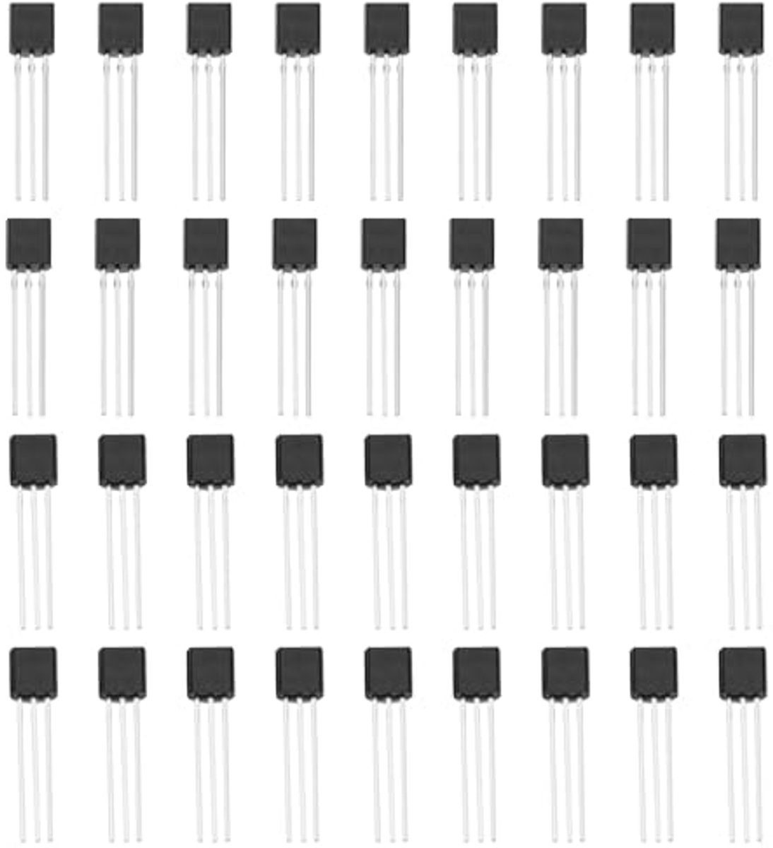 100 stuks laagvermogen transistor laagvermogen triode transistor kit BC547 NPN transistor BC557 PNP transistor voor zonnepaneel elektronisch doe-het-zelf project