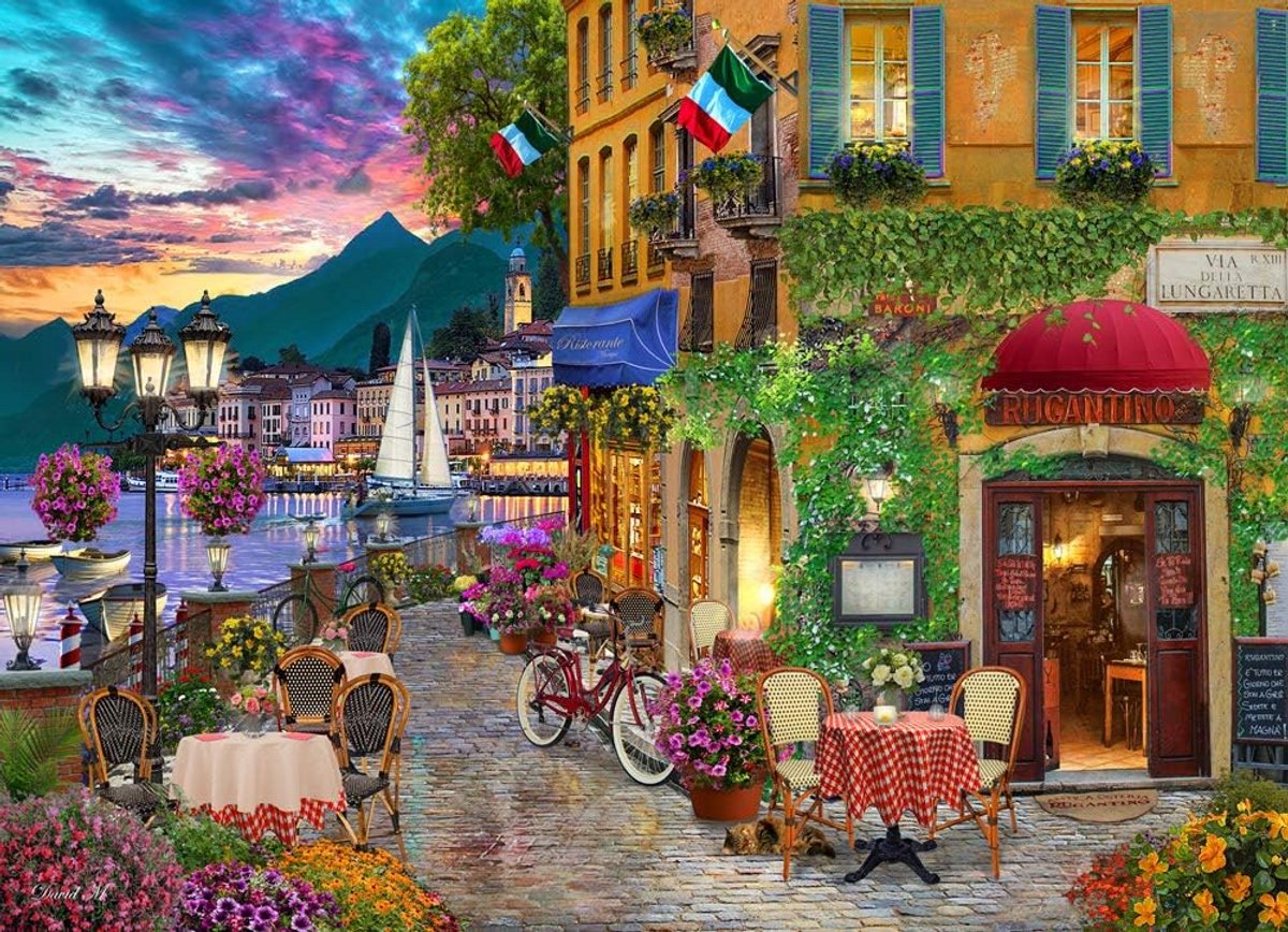 Puzzel 1000 Stukken Zuid-Europa Landschap - Puzzel voor Volwassenen en Gezin