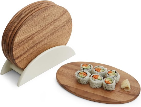 Bowls & Dishes | Puur Hout Serveerplank Beuken Rond 40cm