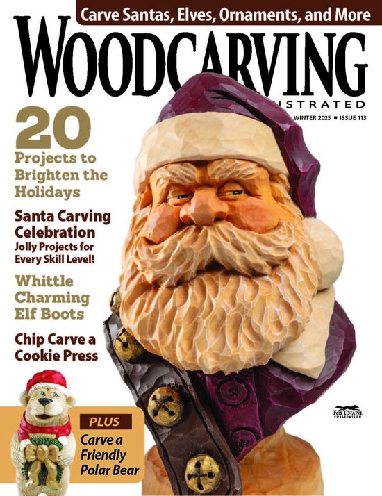 Woodcarving Illustrated Issue 113 Winter 2025 - cover