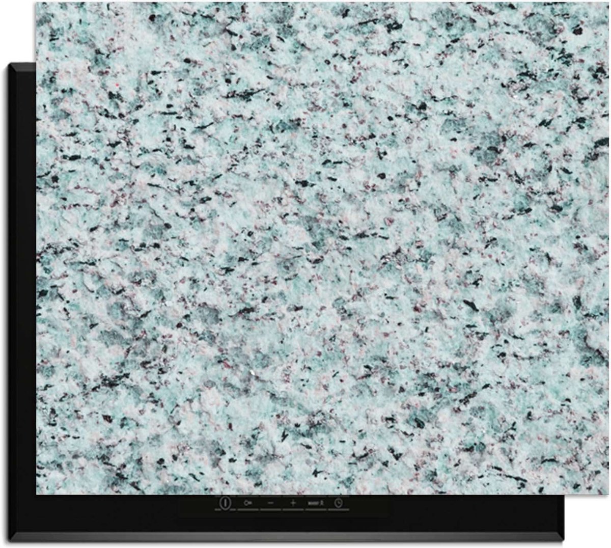 KitchenArt - Baltic Mist - Inductie Beschermer - 70x52 cm - Kookplaat Beschermer - Luxe Afdekplaat Inductieplaat - Anti-slip & Oprolbaar - Beschermmat Inductiekookplaat