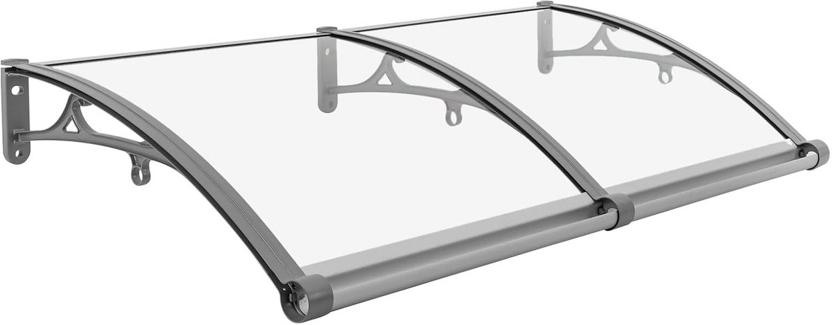 Moderne Luifel voor Voordeur - 120x60 cm Overkapping met Hoge Draagkracht
