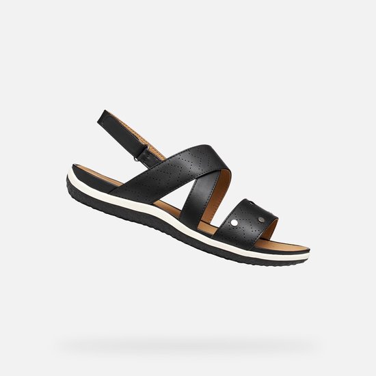 Geox D SANDAL VEGA A Doré - Livraison Gratuite | Spartoo ! - Chaussures