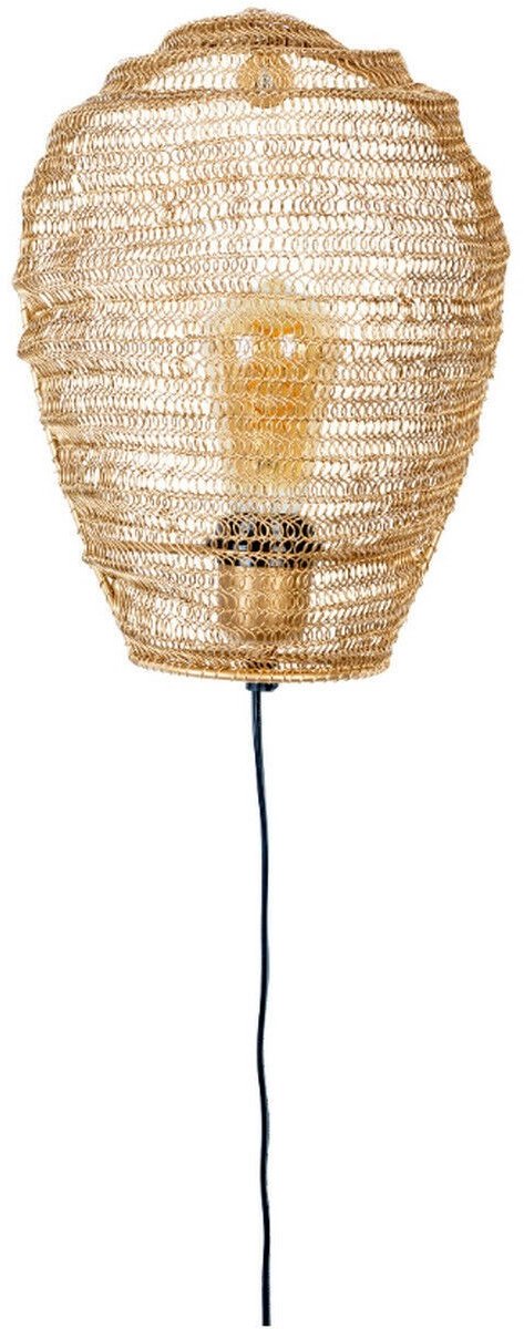 Puur - Mysen wandlamp 31x24x12 cm messing