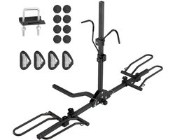 Fietsendrager Trekhaak - Fietsdrager Auto - Fietsen Vervoeren - Inklapbaar Anti-wiebel Systeem - 36 kg Capaciteit - Zwart