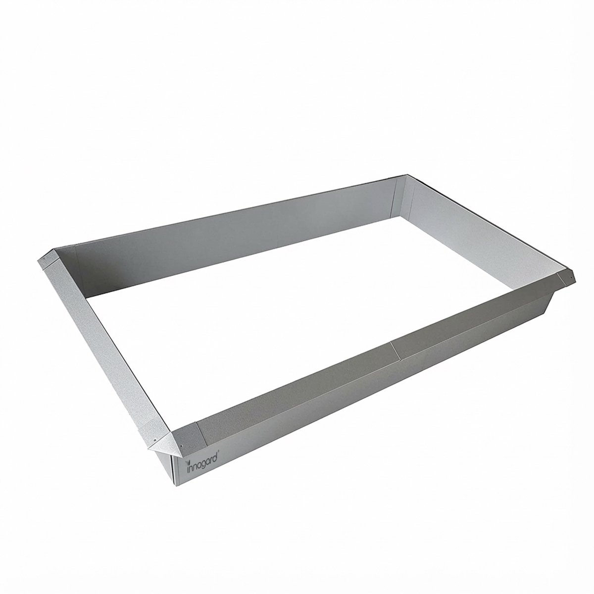 Innogard 118.29 slakkenhek set - 14 delig metalen slakkenbarriere - thermisch verzinkt zilver - voor moestuin en verhoogde bak