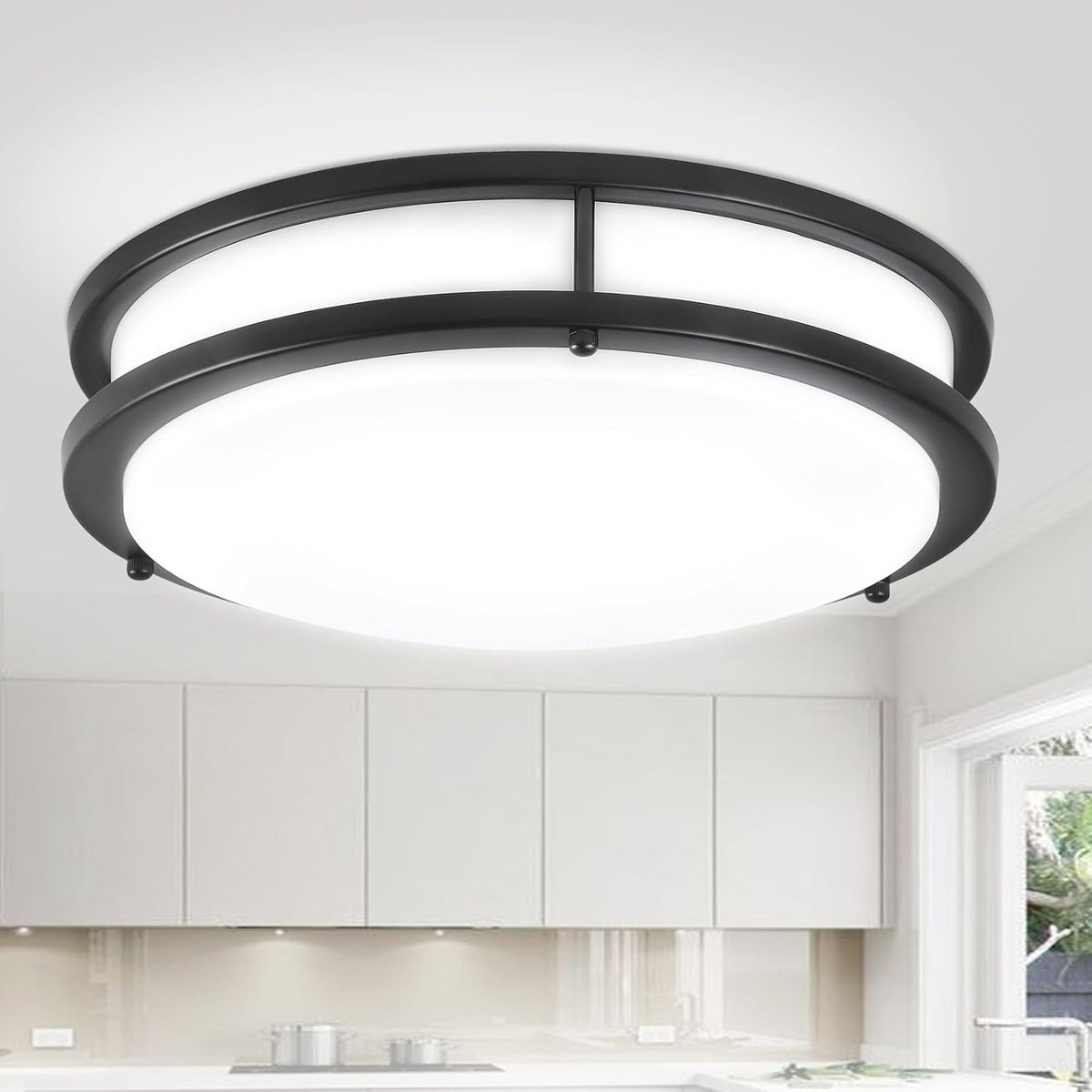Ronde LED Plafondlamp 32W met Dimfunctie en 5 Kleurtemperaturen