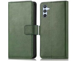 imoshion Hoesje - Geschikt voor Samsung Galaxy A34 (5G) - Luxe Bookcase - Groen