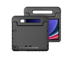 imoshion Tablet Hoes Kinderen - Geschikt voor Samsung Galaxy Tab S10 FE / Galaxy Tab S10 Lite / Galaxy Tab S9 11.0 inch FE / Galaxy Tab S9 11.0 inch / Galaxy Tab S11 - Kidsproof Kinder Hoes - Zwart