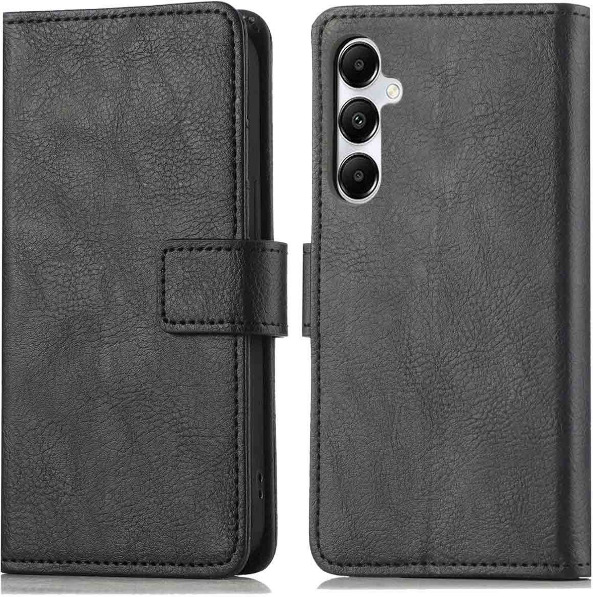 imoshion Hoesje - Geschikt voor Samsung Galaxy A35 - Luxe Bookcase - Zwart
