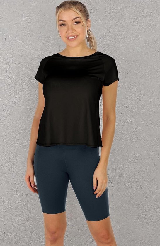 Sportshirt Dames Athletic Top - Sneldrogend, Lichtgewicht Yoga en Hardloop Shirt — afbeelding 4