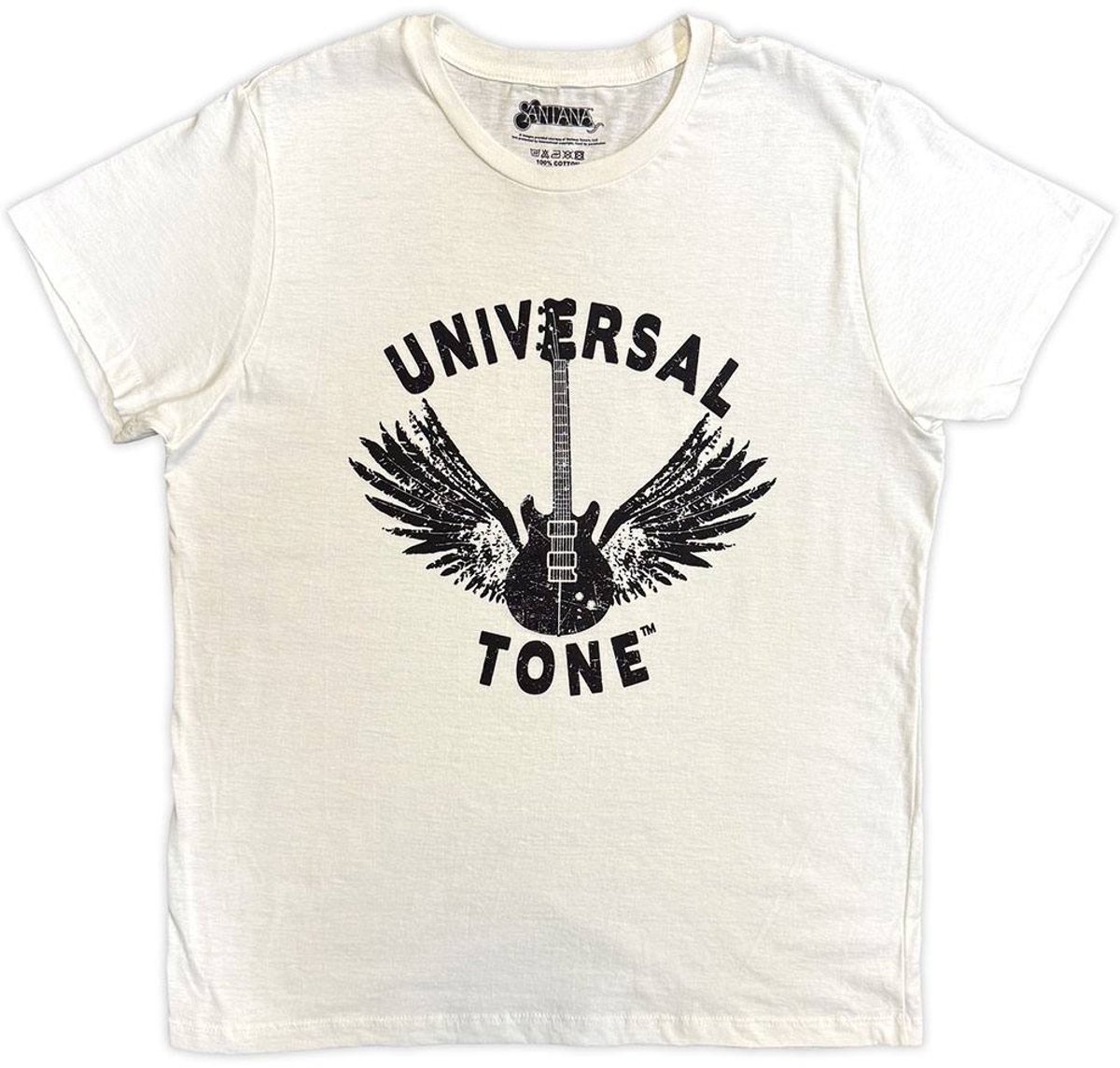 Santana - Universal Tone Heren Tshirt - L - Wit