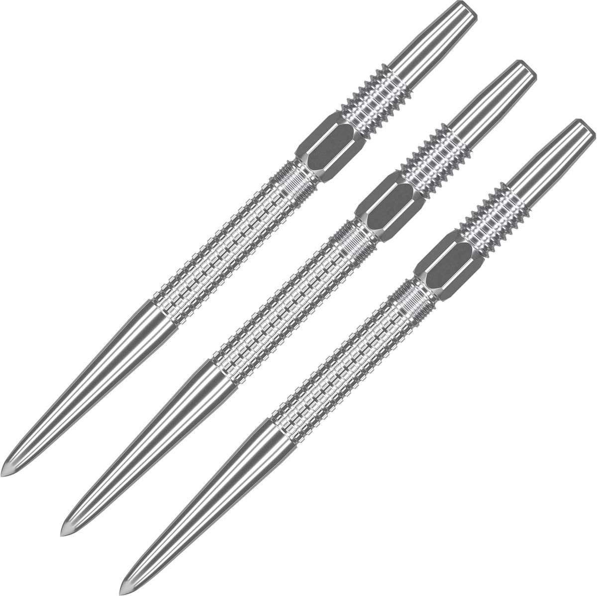Dartpunten 26mm Zilver voor Swiss Darts
