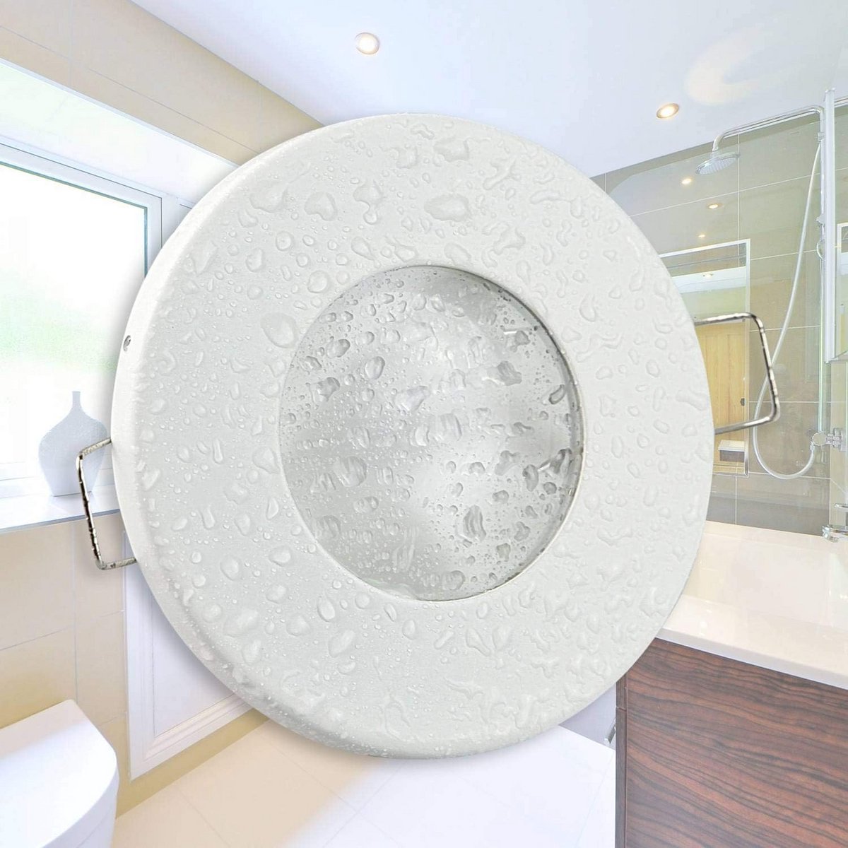 Neutrale 5W LED-inbouwspots voor Badkamer en Buiten - Supervlakke Armatuur IP44 - Ø 55-60m