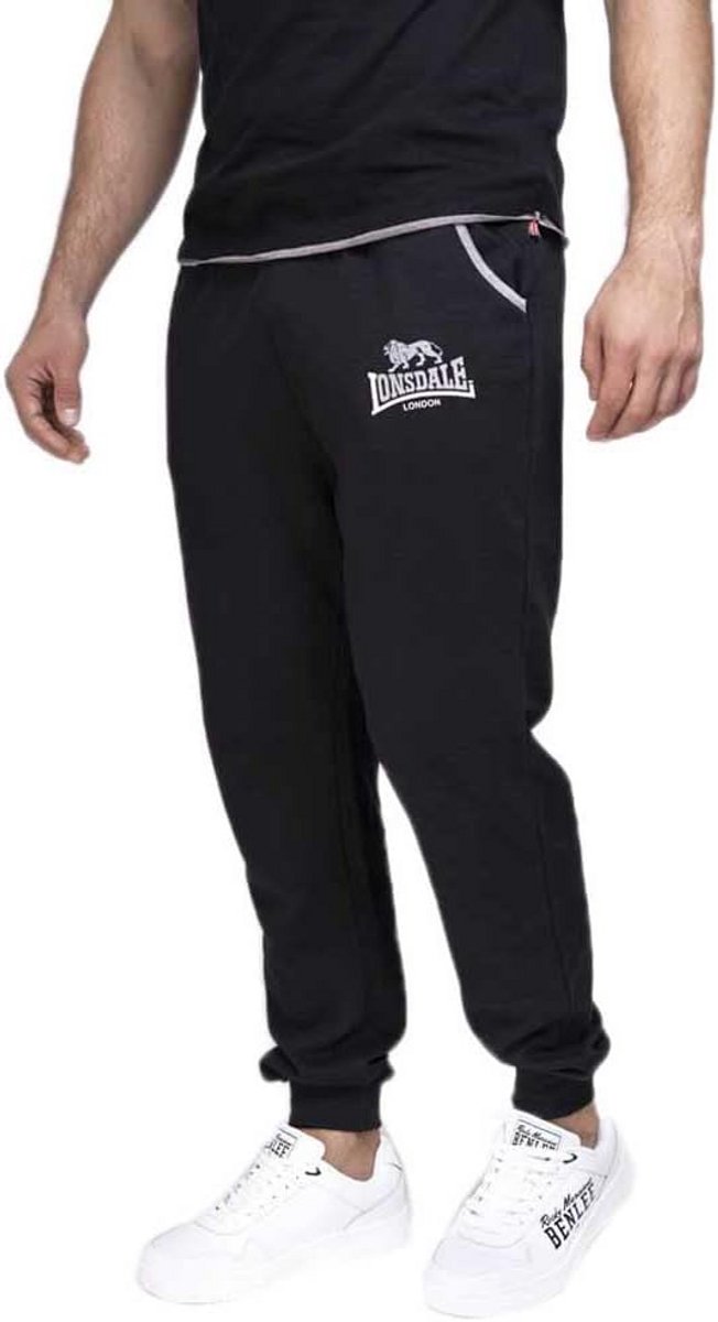 Heren joggingbroek tweekleurig katoen en polyester normale pasvorm