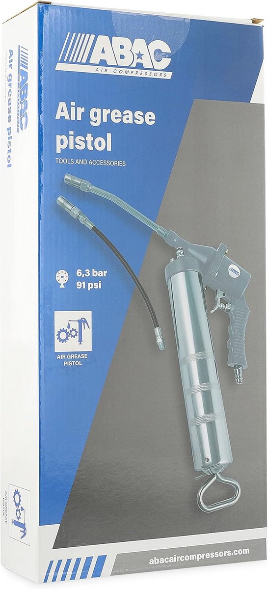 Vetpers met Vaste en Flexibele Vetslang - Cilinder 400 ml