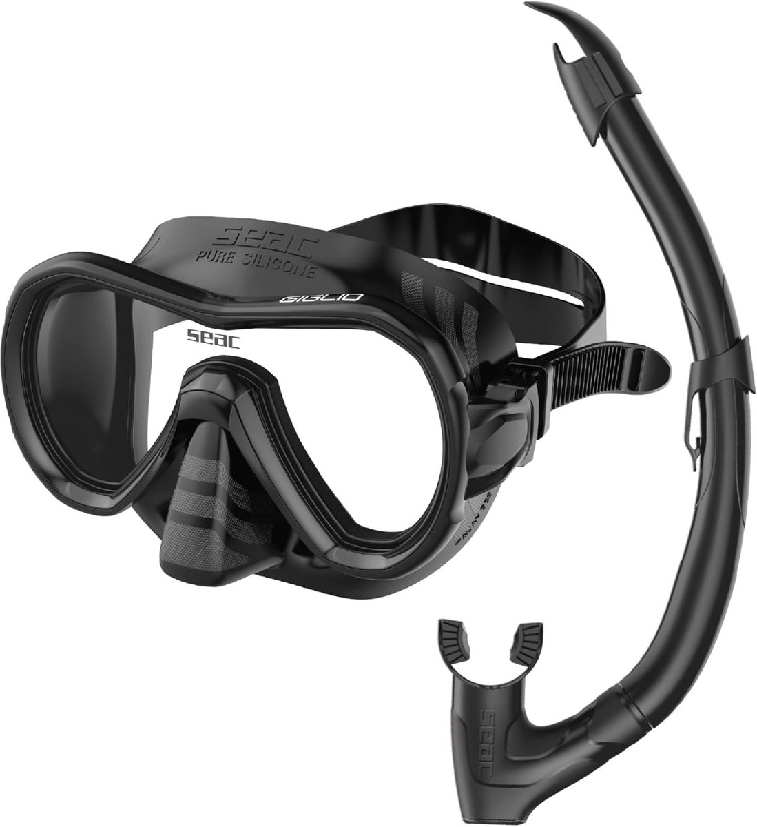 Snorkel Set met Duikmasker en Waterafvoerventiel voor Volwassenen en Kinderen