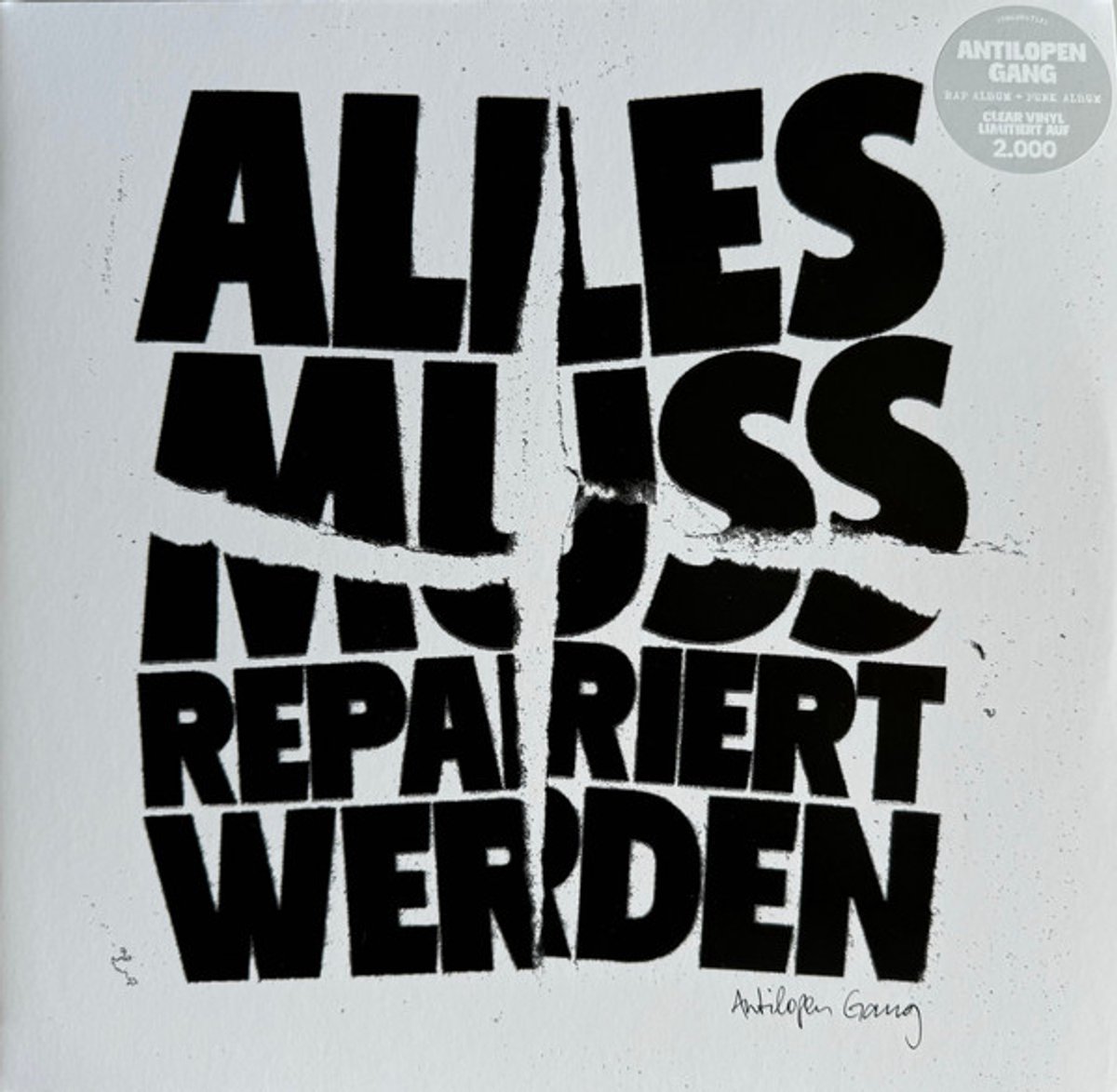 Antilopen Gang – Alles Muss Repariert Werden (LP) (Clear)