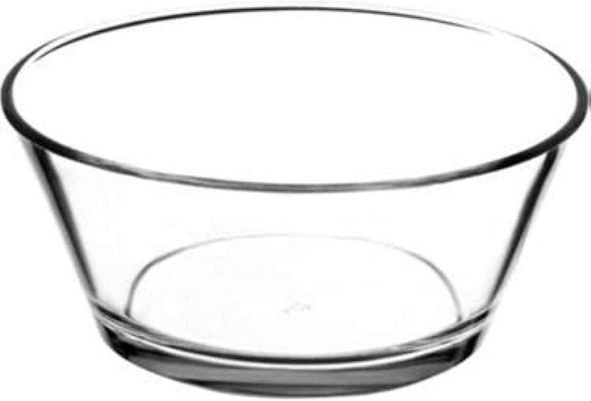Transparante dessertschalen van glas - 6 stuks - 125 mm - 12,7 cm