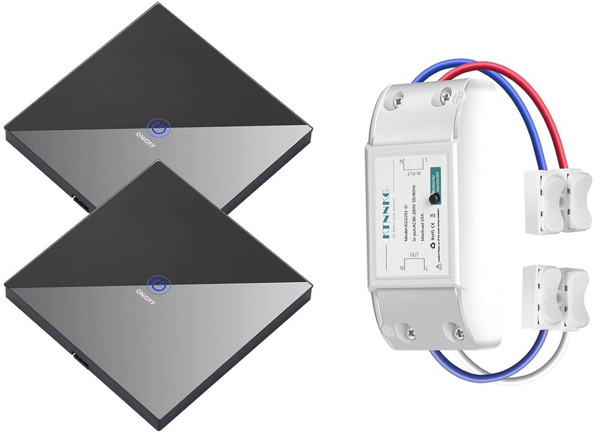 Draadloze Afstandsbedieningsschakelaar voor Verlichting met Touchscreen