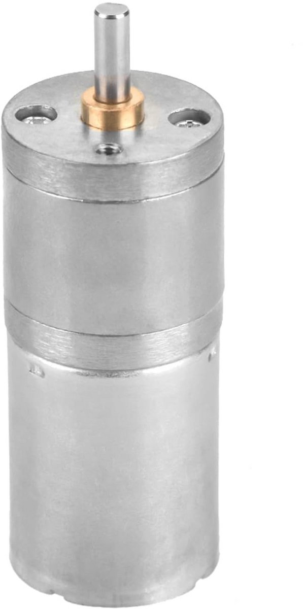 25 mm DC 12V Lage Snelheid Metalen Reductiemotor voor Elektronische Toepassingen