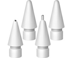 YONO Tips geschikt voor Apple Pencil - 1e/2e Generatie - USB-C - Pro - Punten - Dop - 4-Pack