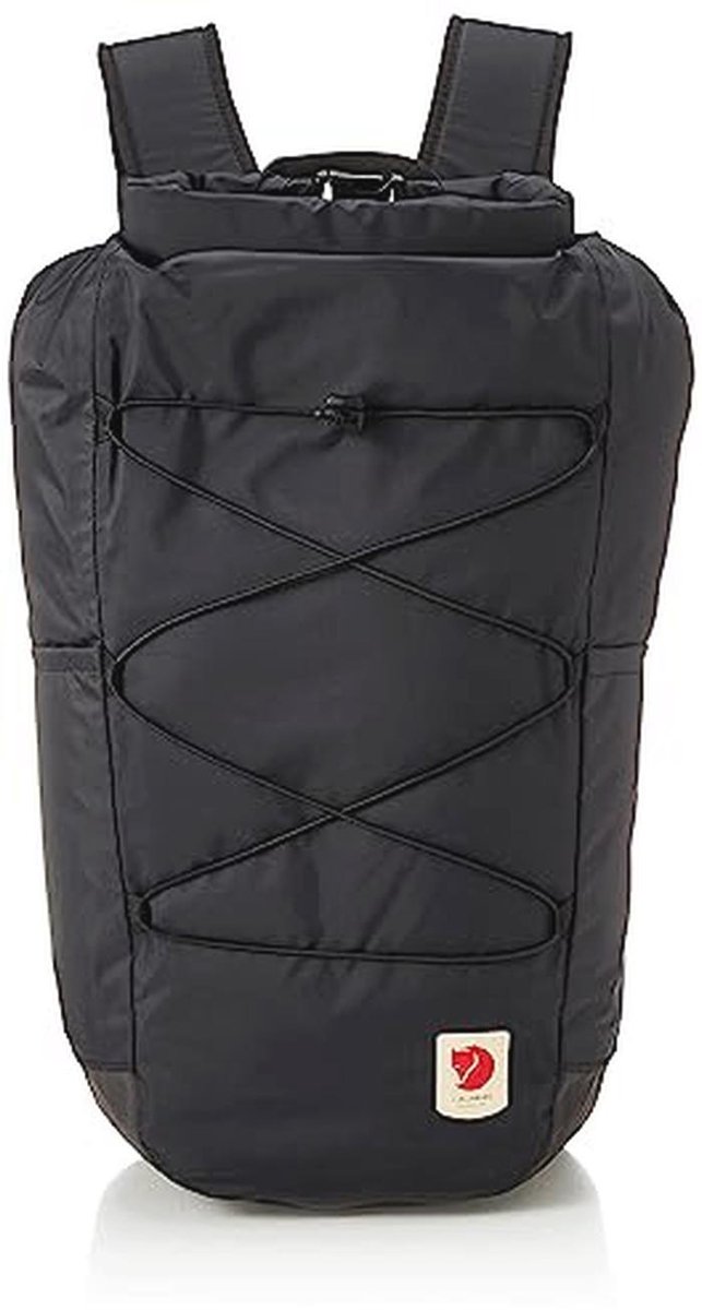 Hoge Coast Rolltop 26, uniseks sportrugzak voor volwassenen, zwart