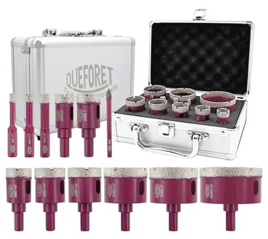 Set diamantboren 10 stuks   6/6/6/20/25/32/35/50mm driehoekige... Set Diamantboren 10 Stuks   6 6 6 20 25 32 35 50mm Driehoekige... VEVOR Diamantboorset, 10 stuks, 6/10/12/20/25/30/35/40/45/50 mm... Afbeeldingen ≥ Professionele Diamantboor Set voor N