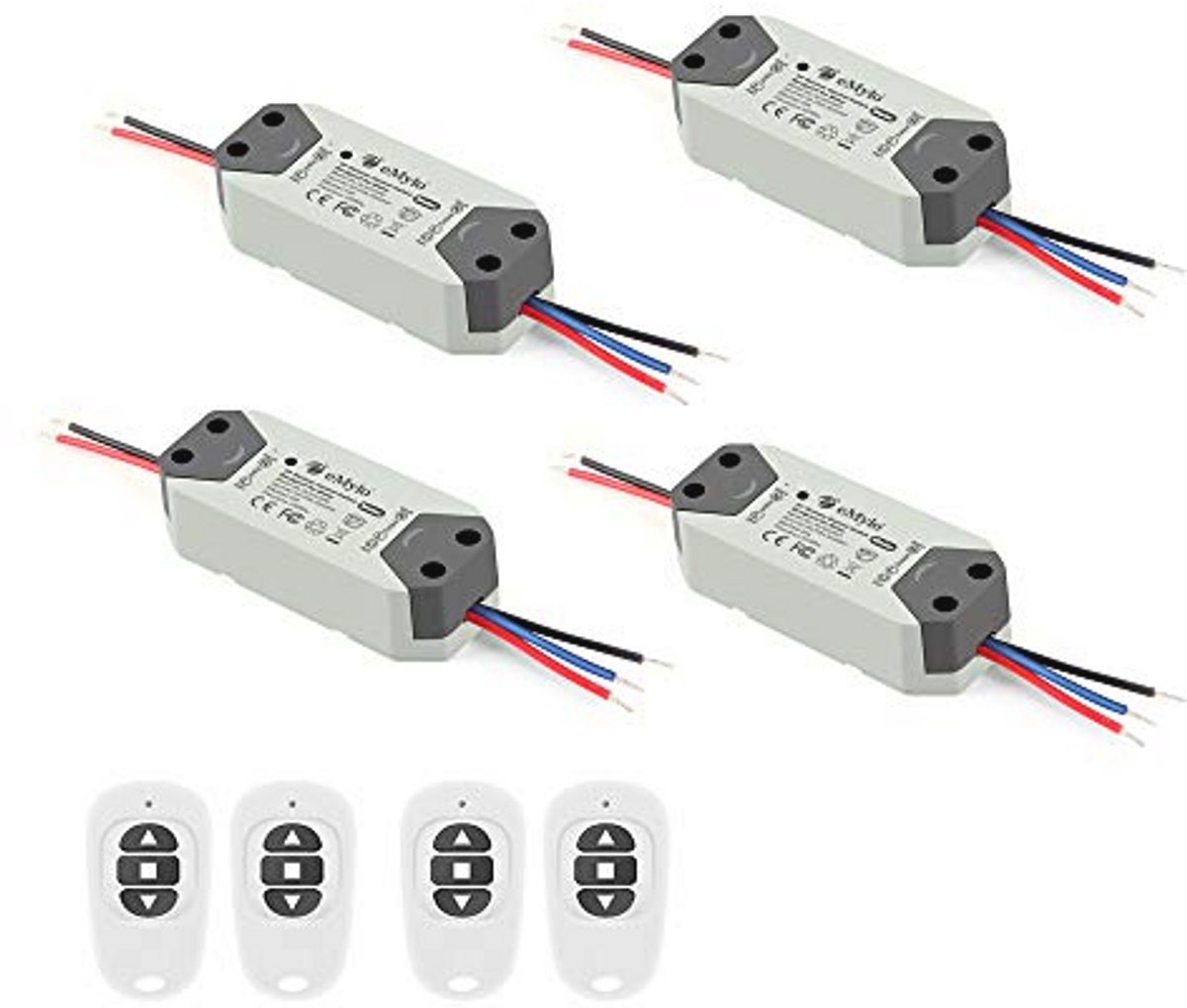 Slimme Draadloze RF Motor Controller Schakelaar 90V-250V 433MHz voor Rolluiken, Gordijnen en Waterpompen