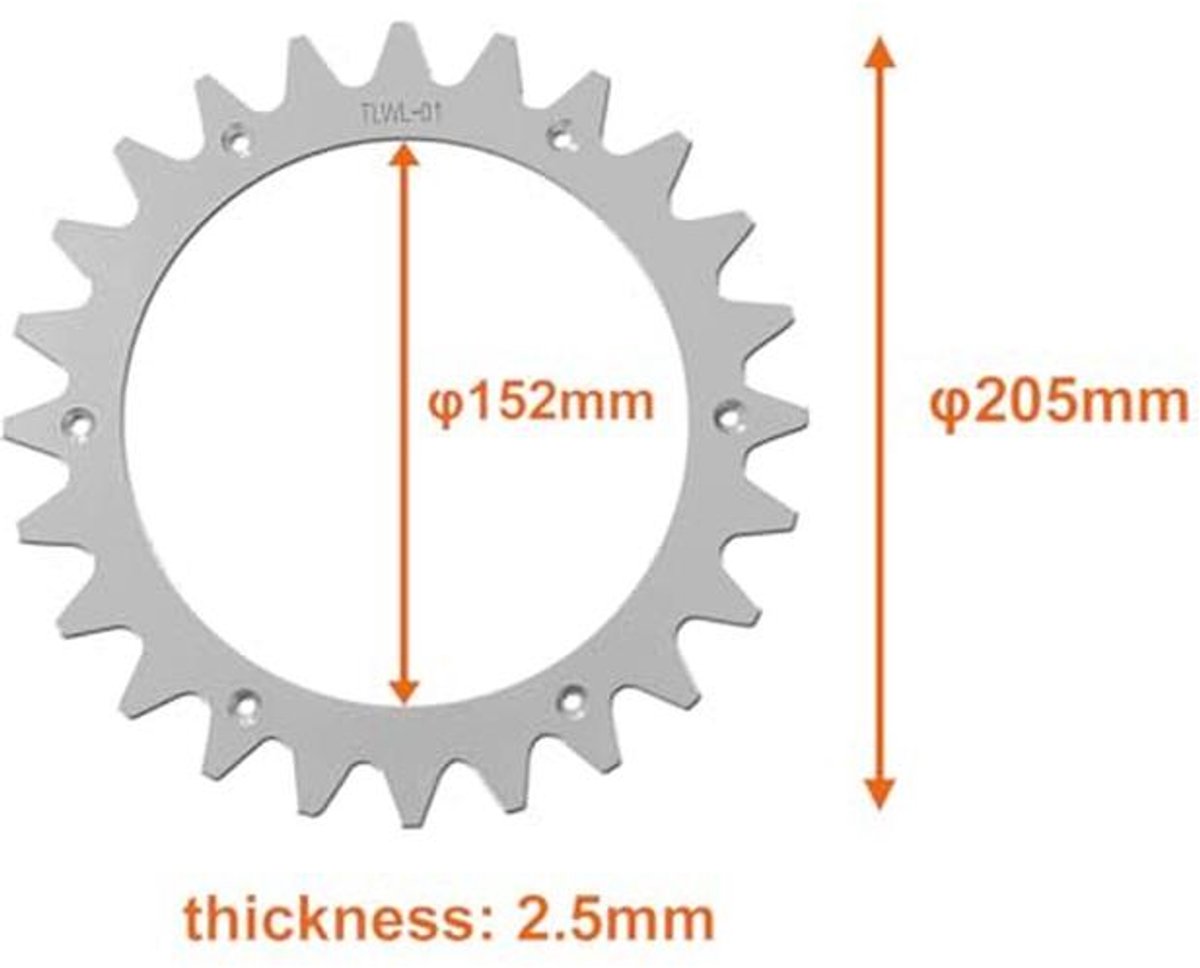 Aandrijfwielspikes voor Robotmaaier - Antislipwiel voor - afbeelding 3