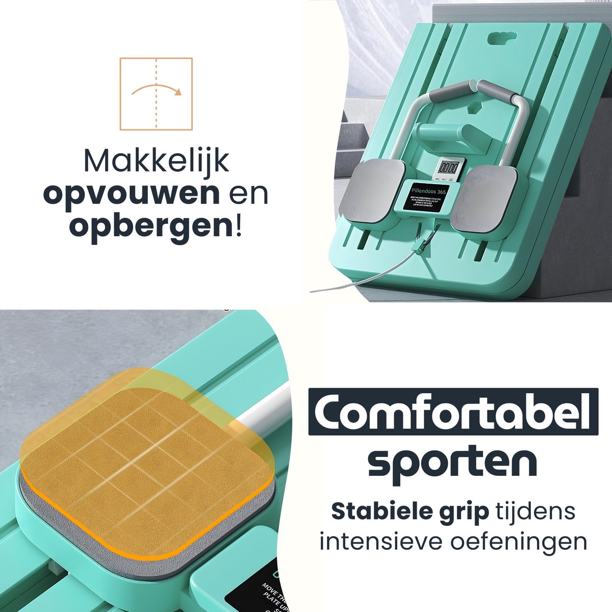 Maomi Pilatesboard MAX Multi-functioneel Fitness Board met - afbeelding 2