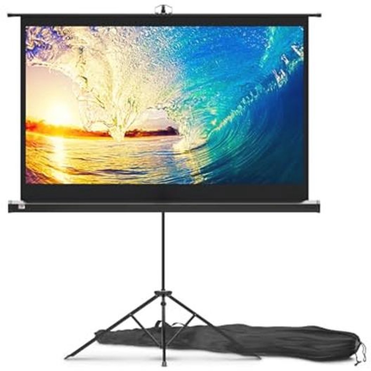 60 Inch Projection Screen voor Film en Presentaties - HD 16:9 Vouwscherm met Statief