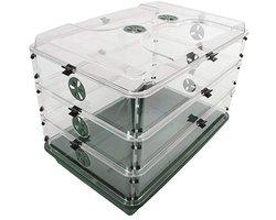 Koepelvormige propagator met verlengingen en vergrendelingsclips – Perfect voor zaadontkieming en -vermeerdering