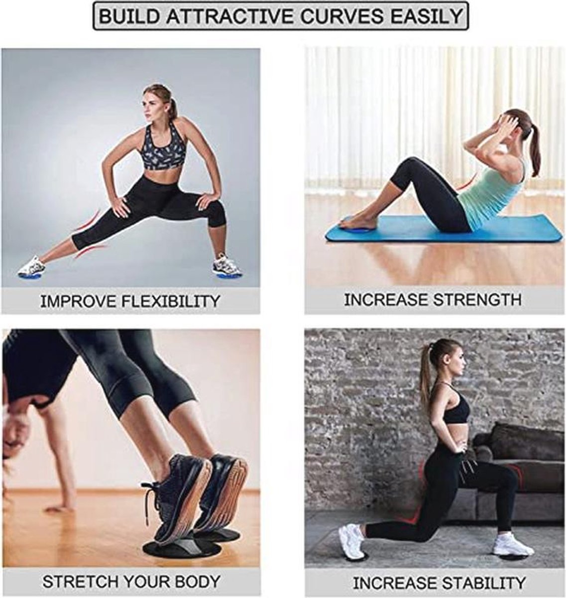 Fitness Sliders voor Buikspieroefeningen en Full-Body - afbeelding 2